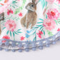 Girls Denim rabbit shorts set